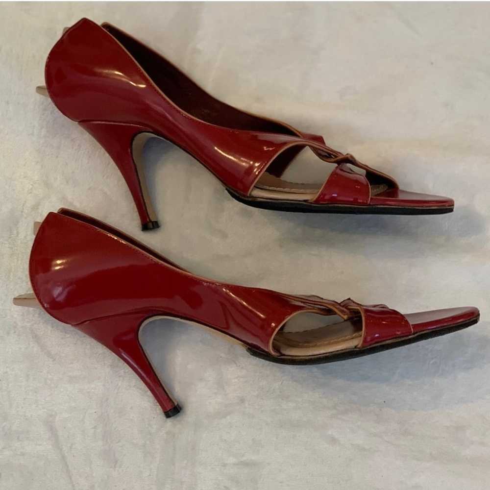 Marc Jacobs Vintage Red and Tan Slingback Sandal … - image 7