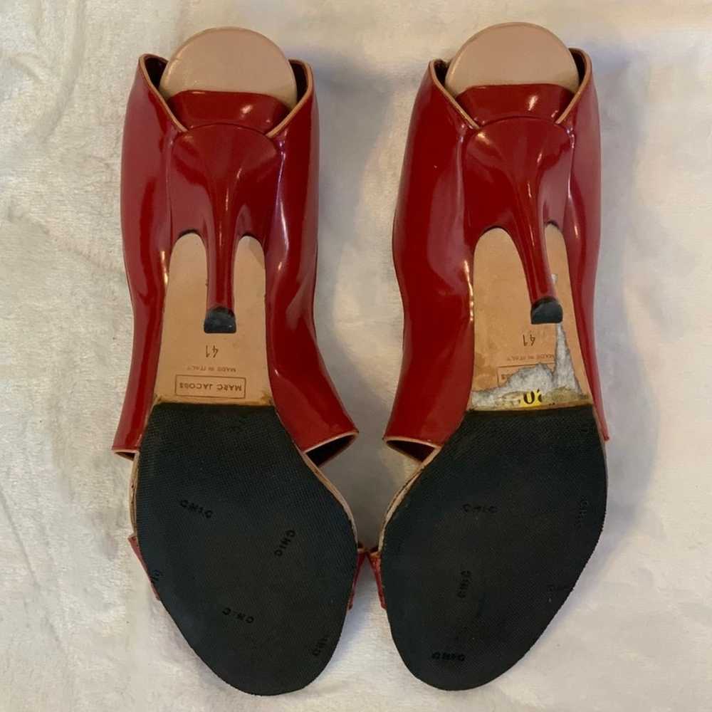 Marc Jacobs Vintage Red and Tan Slingback Sandal … - image 9