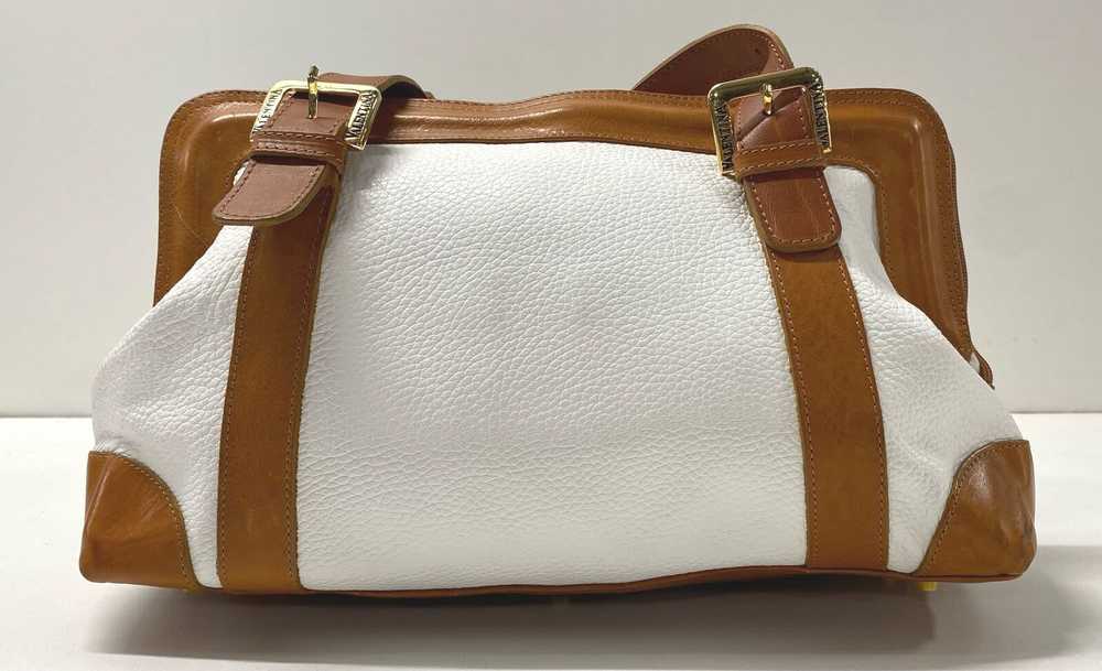 Valentina Leather Satchel Handbag Bag - image 3