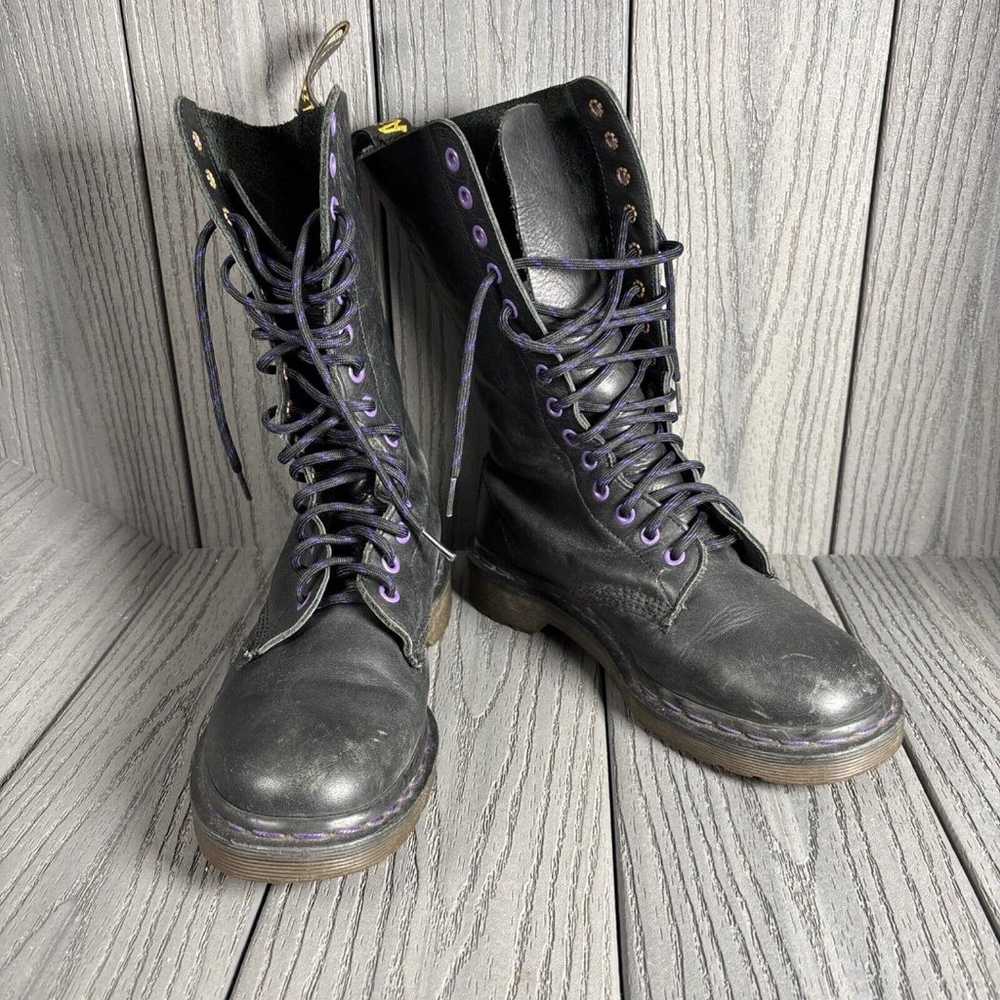 Dr. Martens 1914W Women's Black  Leather Boots 14… - image 1