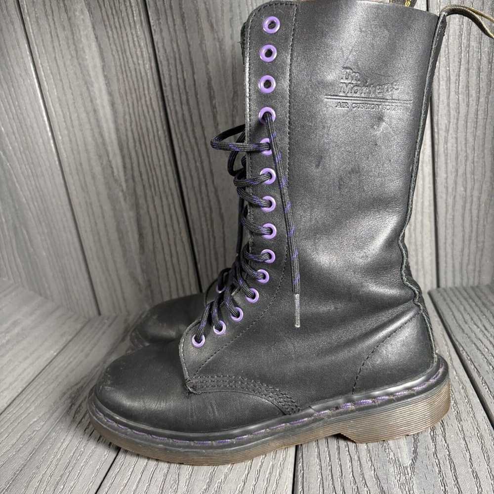 Dr. Martens 1914W Women's Black  Leather Boots 14… - image 3