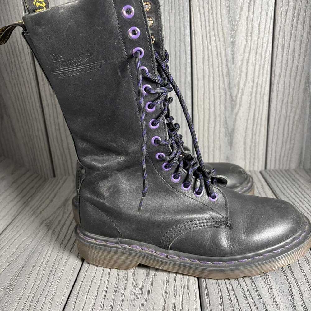 Dr. Martens 1914W Women's Black  Leather Boots 14… - image 5