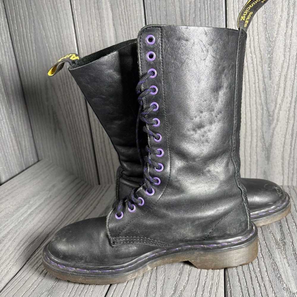 Dr. Martens 1914W Women's Black  Leather Boots 14… - image 7