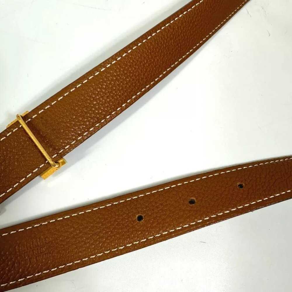 Hermès Leather belt - image 8