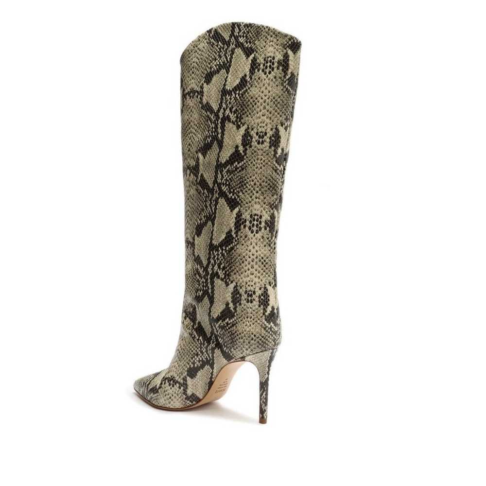 Schutz Maryana Snake-embossed Leather Knee High B… - image 5