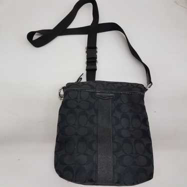 Coach Sutton Black Signature Jacquard Swingpack C… - image 1