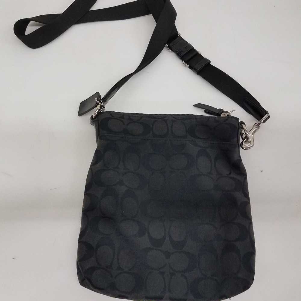 Coach Sutton Black Signature Jacquard Swingpack C… - image 2