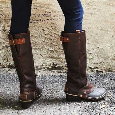 Sorel slimpack shops riding boot british tan