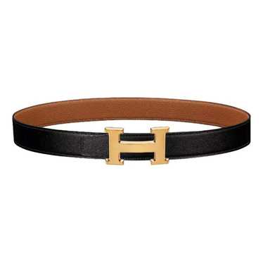 Hermès H leather belt - image 1