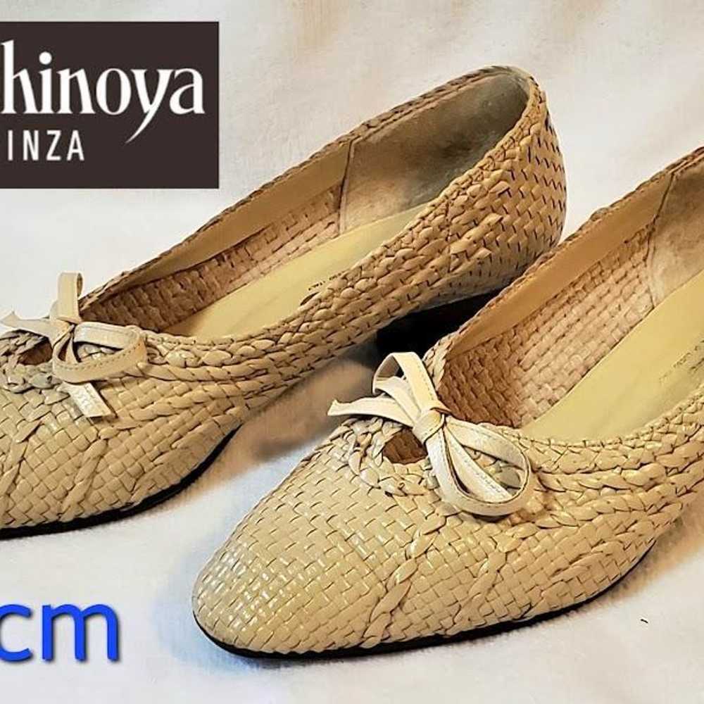 GINZA Yoshinoya beige pumps, 23cm, Excellent cond… - image 1