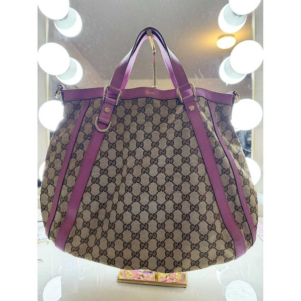 Gucci Abbey cloth handbag - image 2