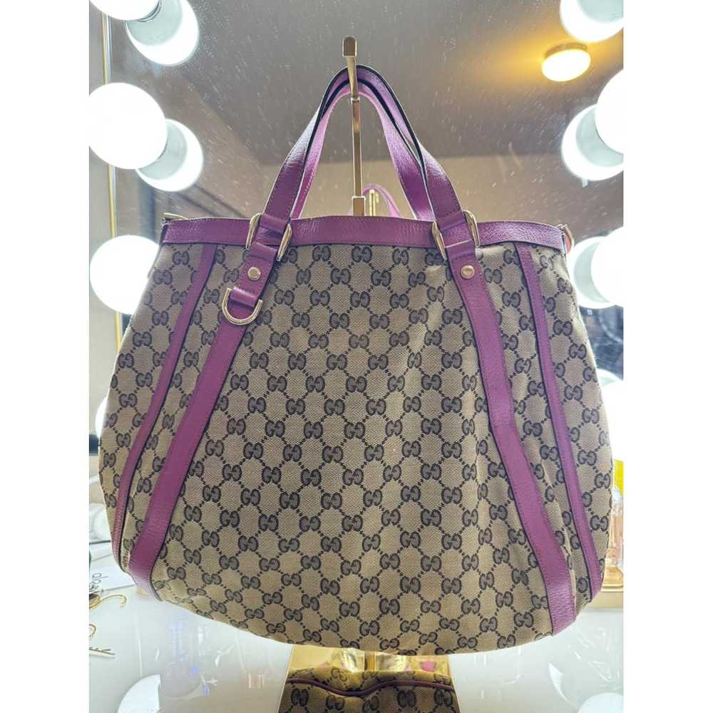 Gucci Abbey cloth handbag - image 3