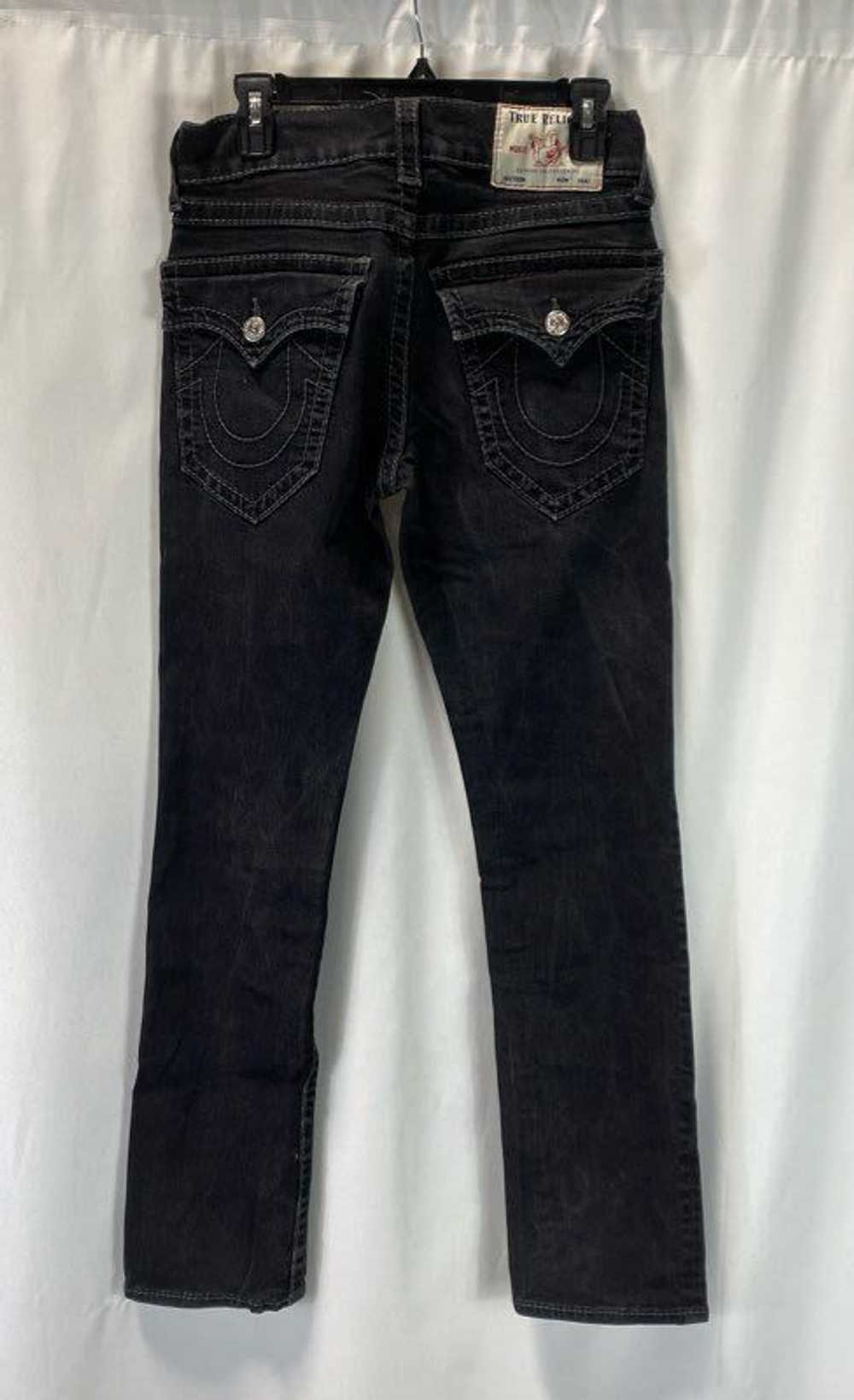 True Religion Mens Black Dark Wash Ricky Relaxed … - image 2