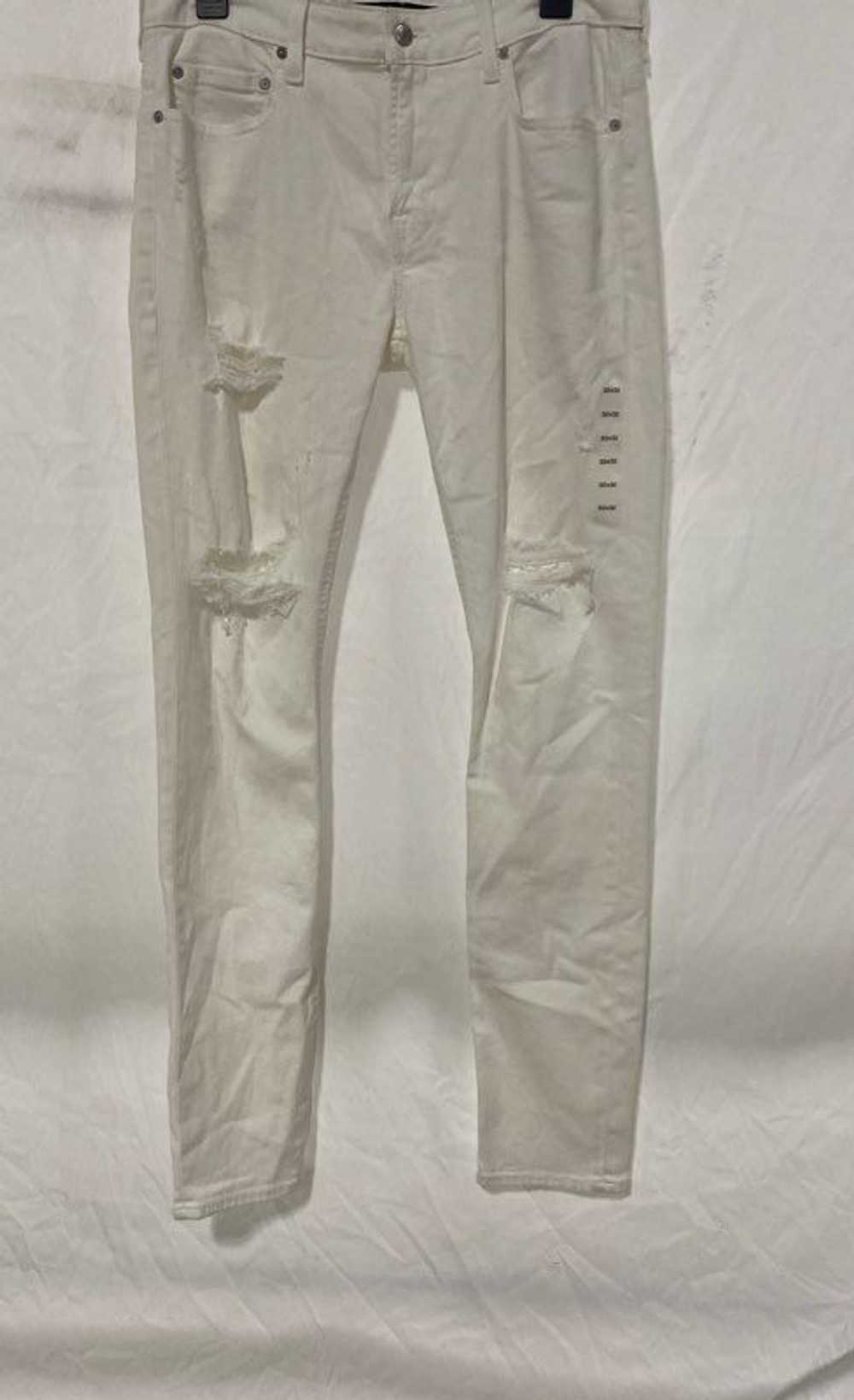 NWT Guess Womens White Cotton Distressed Pockets … - image 1