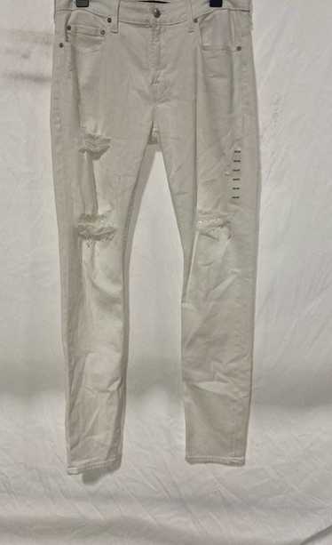 NWT Guess Womens White Cotton Distressed Pockets … - image 1