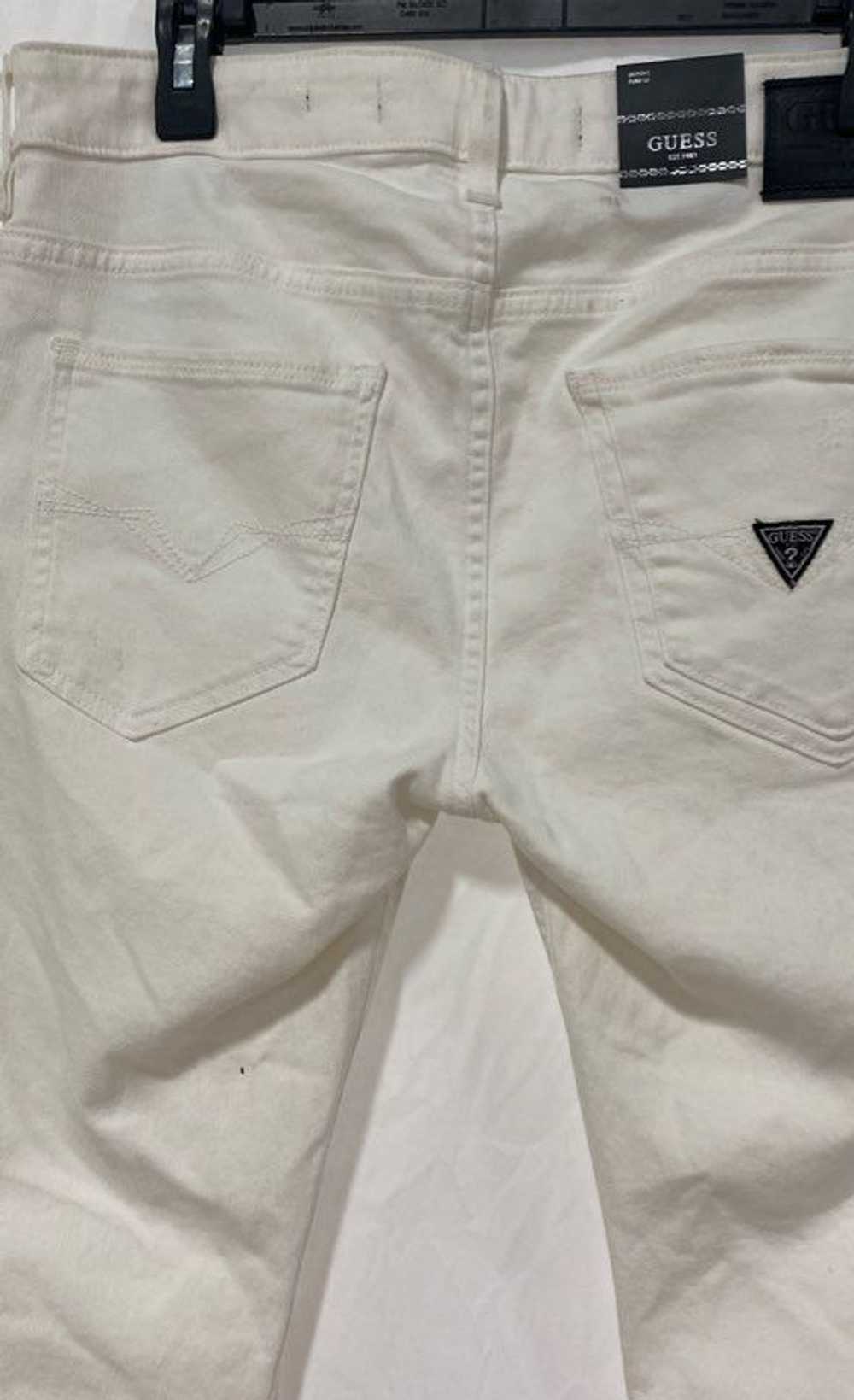 NWT Guess Womens White Cotton Distressed Pockets … - image 4