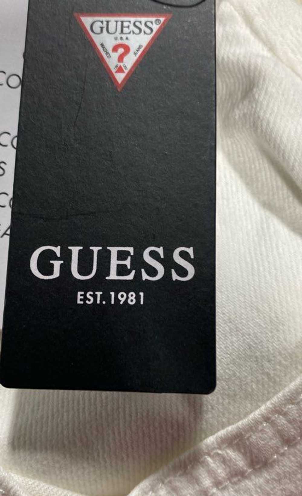 NWT Guess Womens White Cotton Distressed Pockets … - image 5