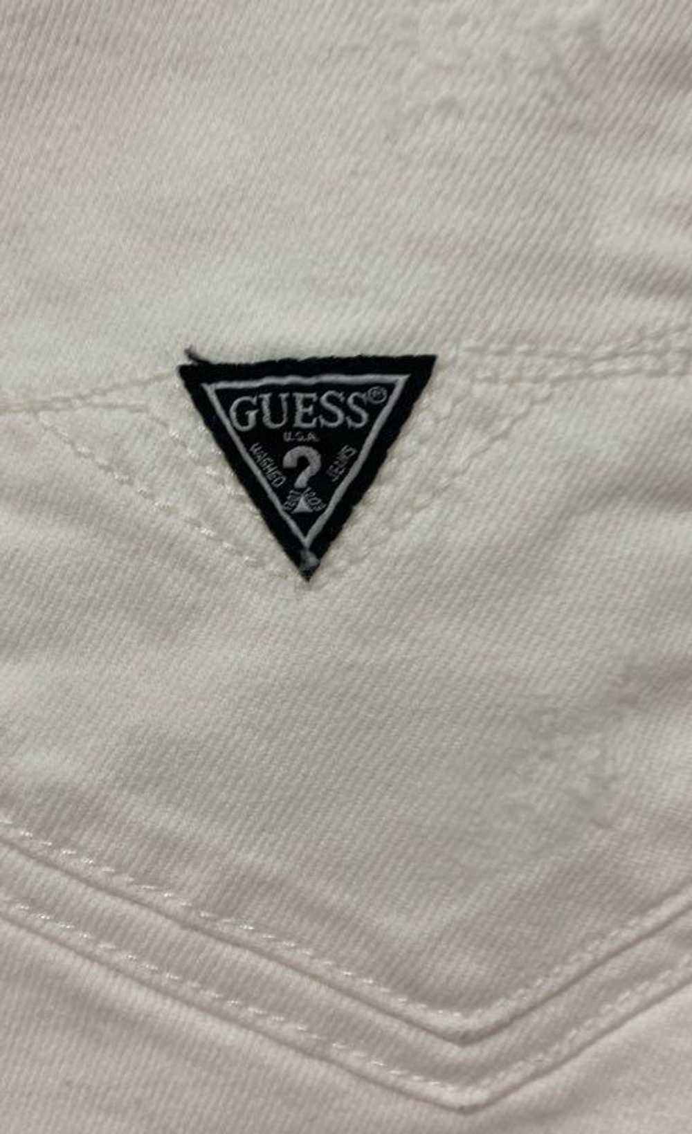 NWT Guess Womens White Cotton Distressed Pockets … - image 6