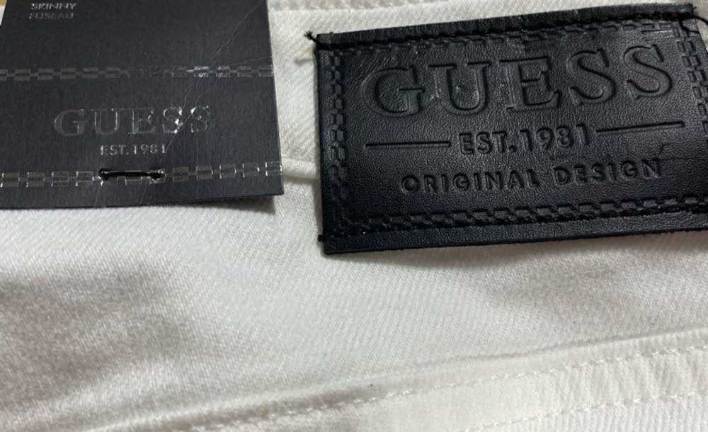 NWT Guess Womens White Cotton Distressed Pockets … - image 8