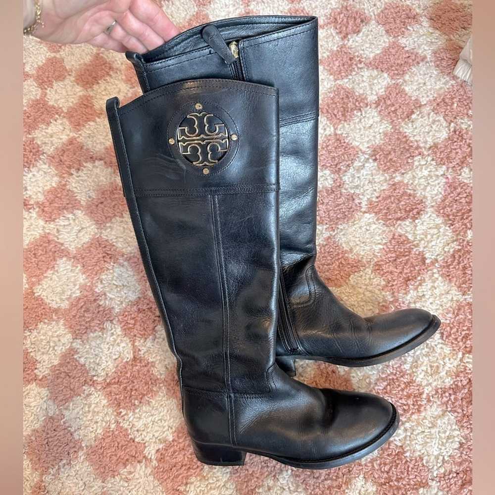 Tory Burch Tall Genuine Leather Riding Boots - image 5