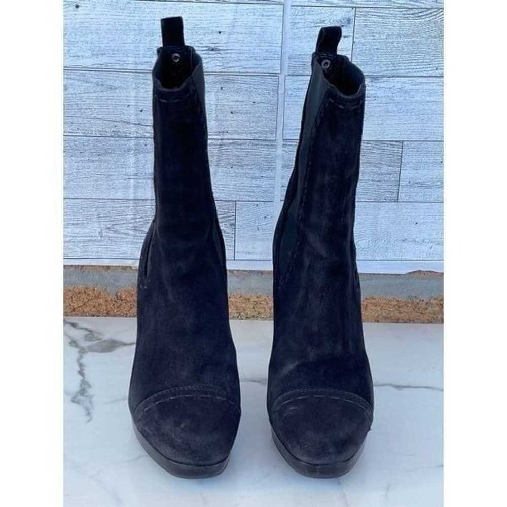 Yves Saint Laurent suede heel boots size 6 - image 2