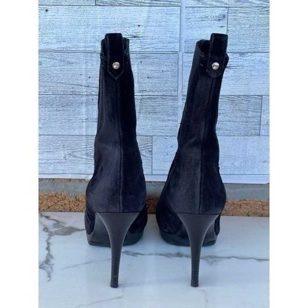 Yves Saint Laurent suede heel boots size 6 - image 3