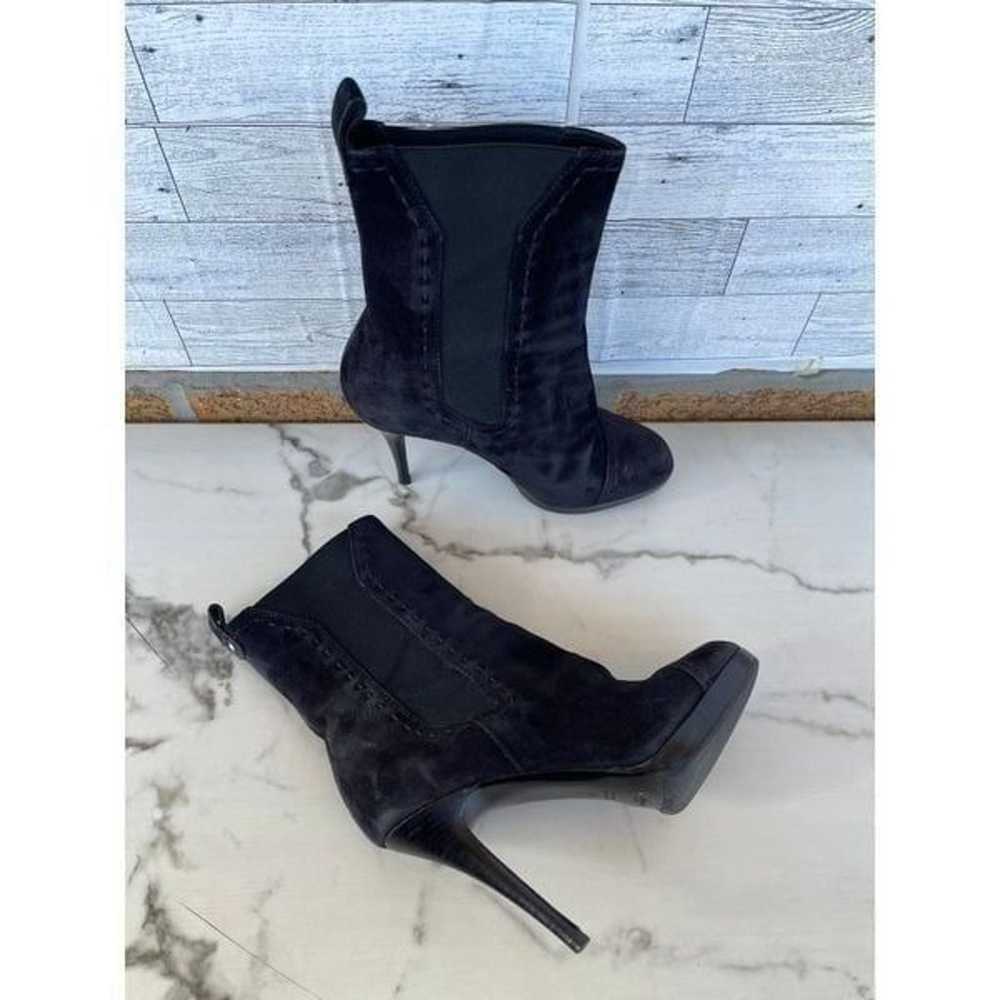 Yves Saint Laurent suede heel boots size 6 - image 8