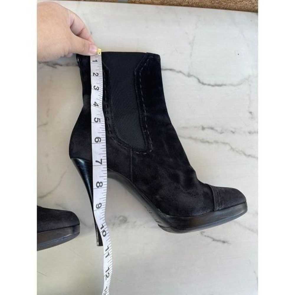 Yves Saint Laurent suede heel boots size 6 - image 9