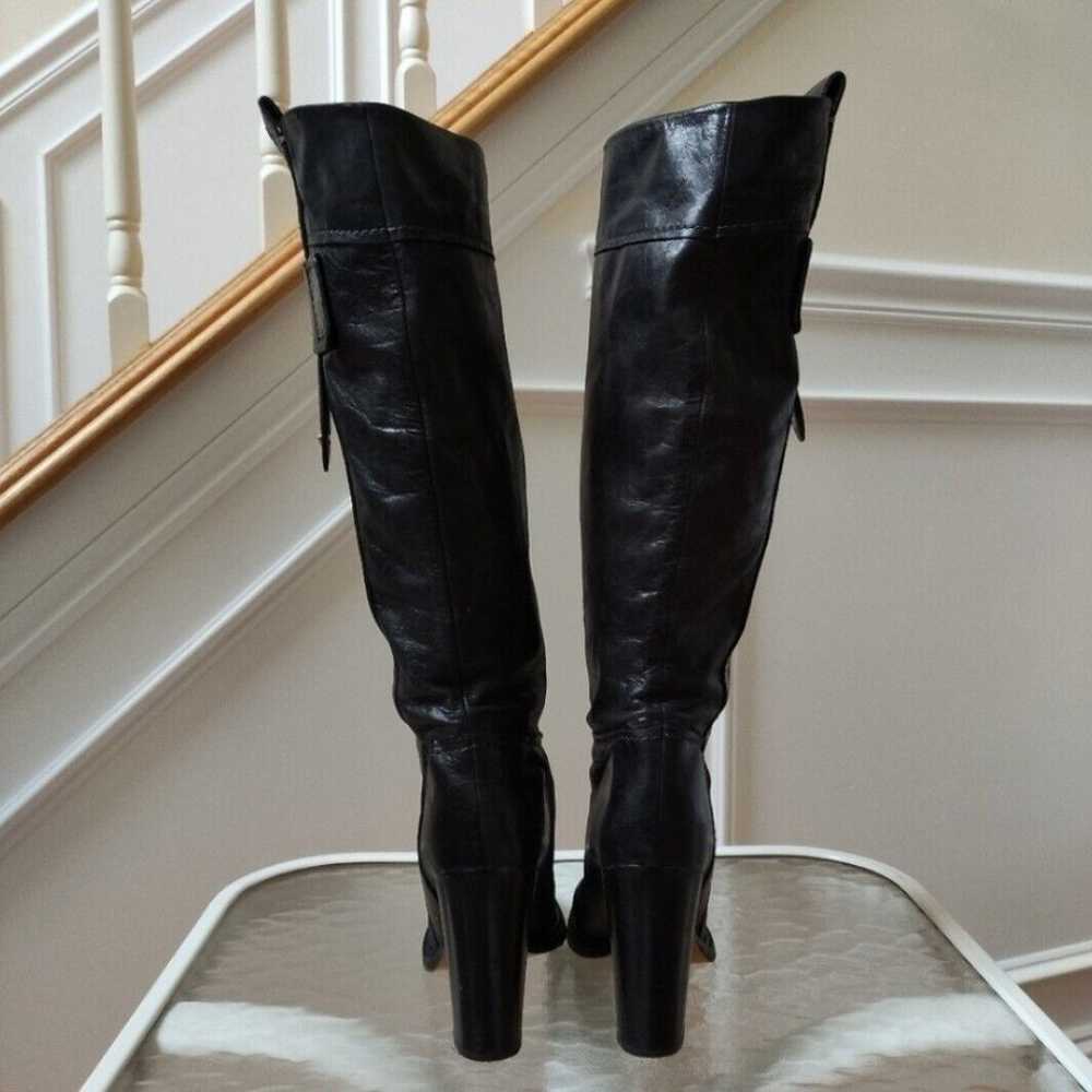 Chloé Chloe knee high heeled boots soft leather b… - image 7