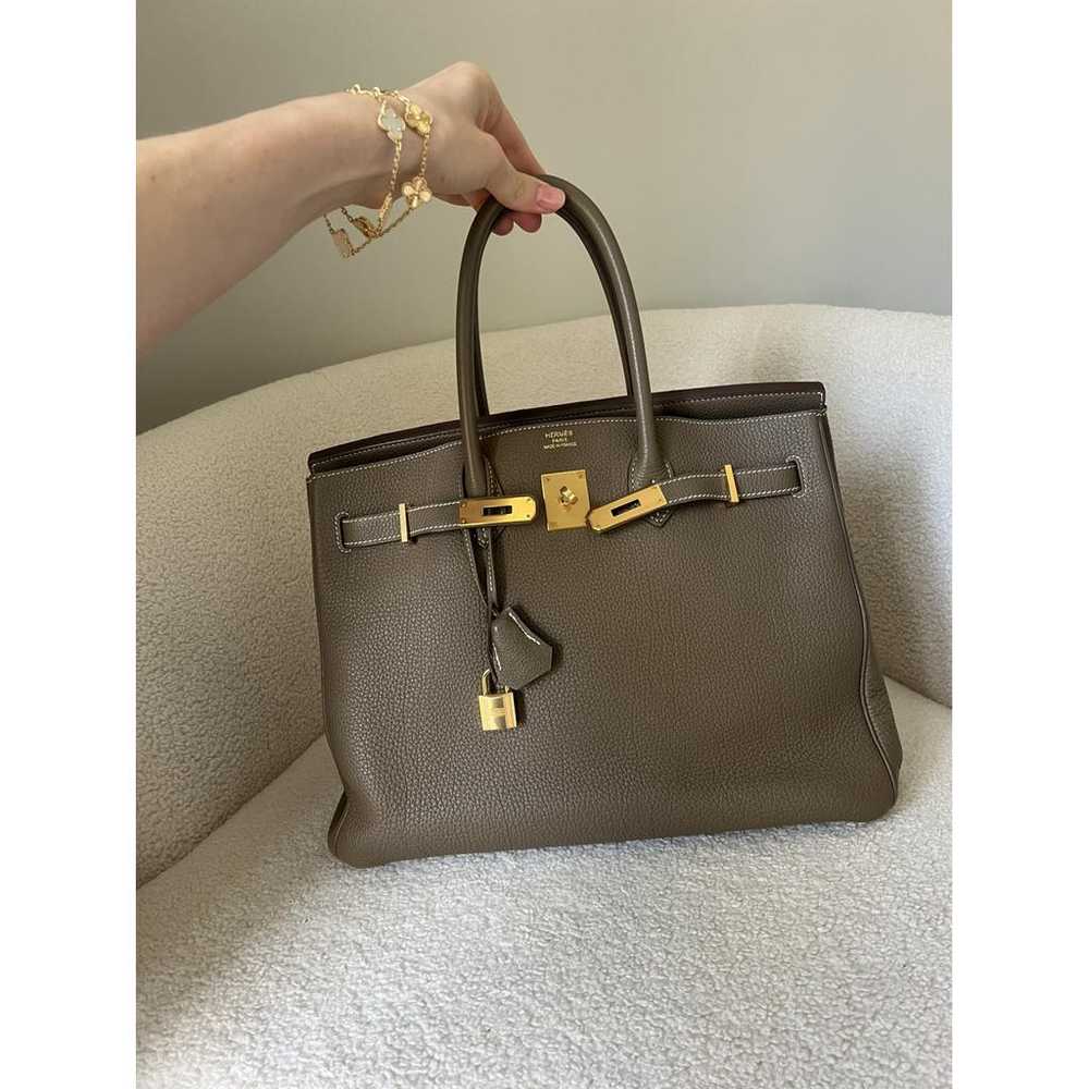 Hermès Birkin 35 leather handbag - image 3