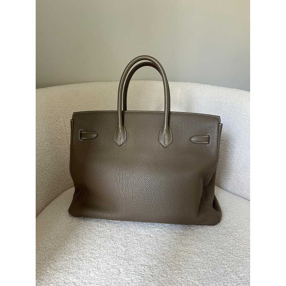 Hermès Birkin 35 leather handbag - image 4