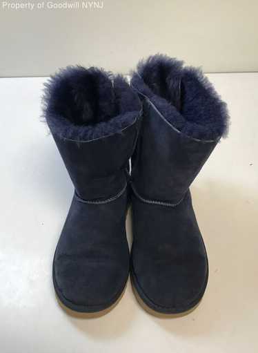 Ugg Women's Navy Blue Bailey Bow Boots Size 4