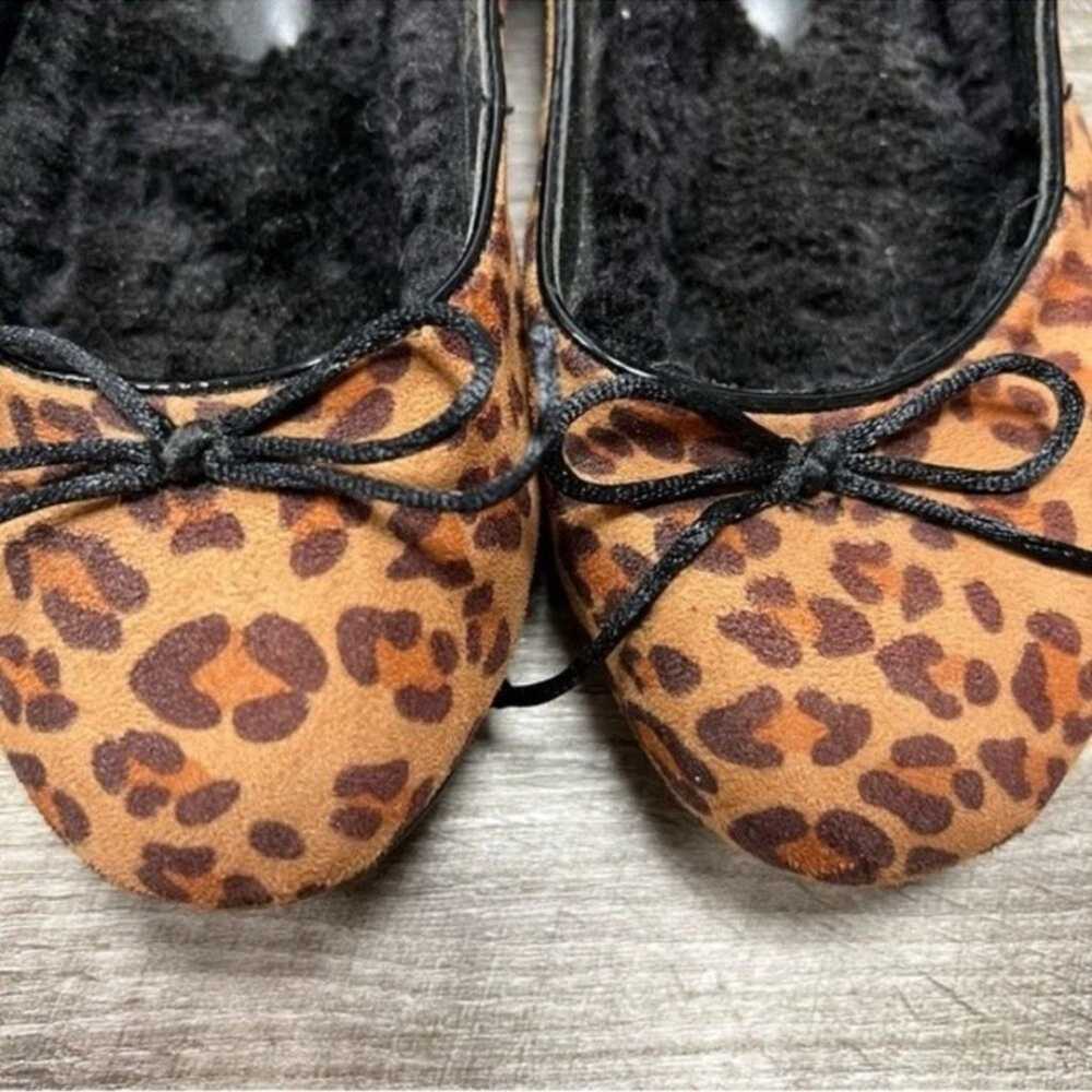 Chicos Cheetah Print Flats Size 8 - image 7