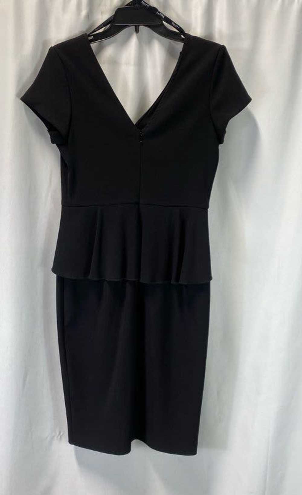 NWT Joseph Ribkoff Womens Black Ruffle Short Slee… - image 2