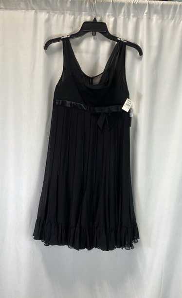 NWT Rickie Freeman By Teri Jon Womens Black Silk P