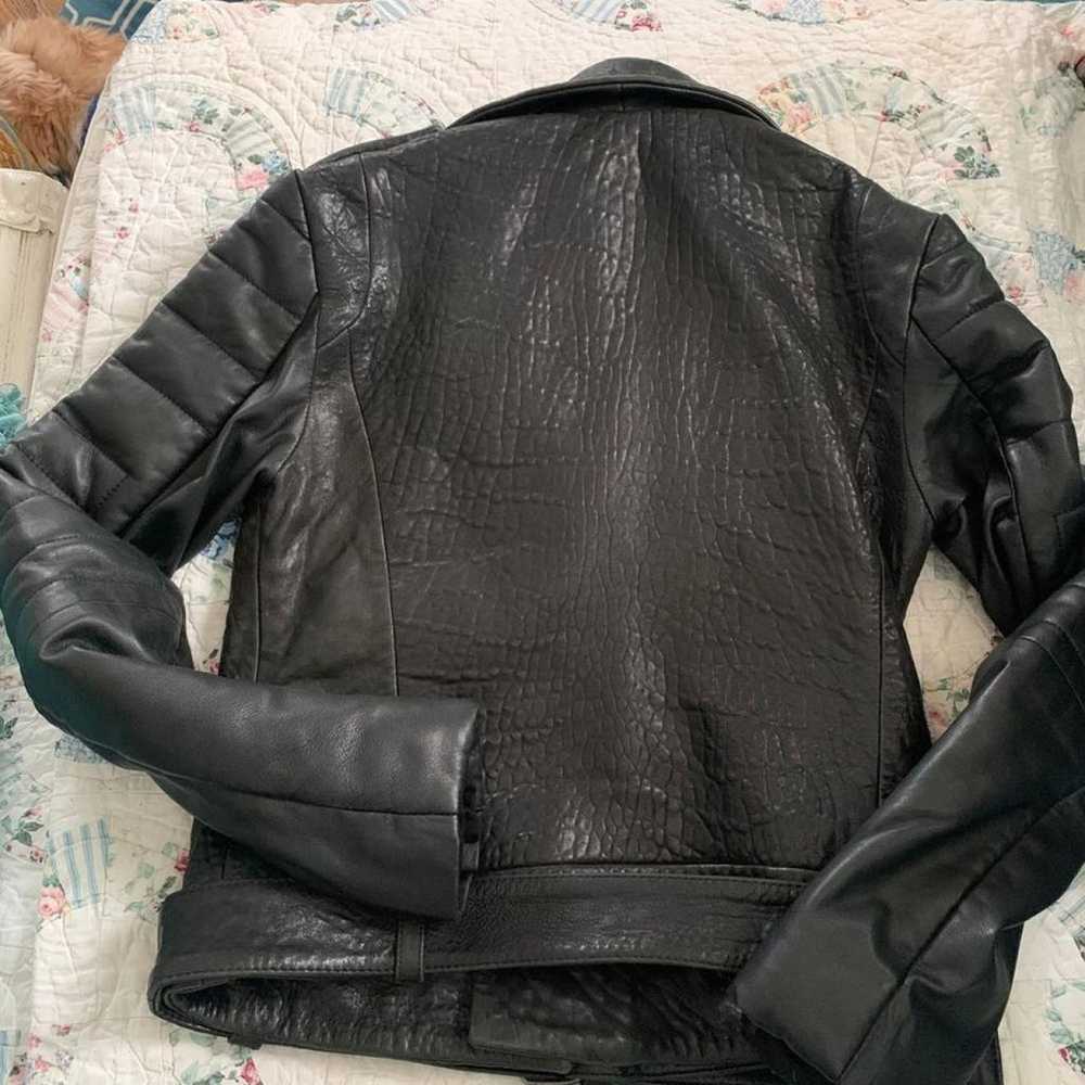 Non Signé / Unsigned Leather jacket - image 5