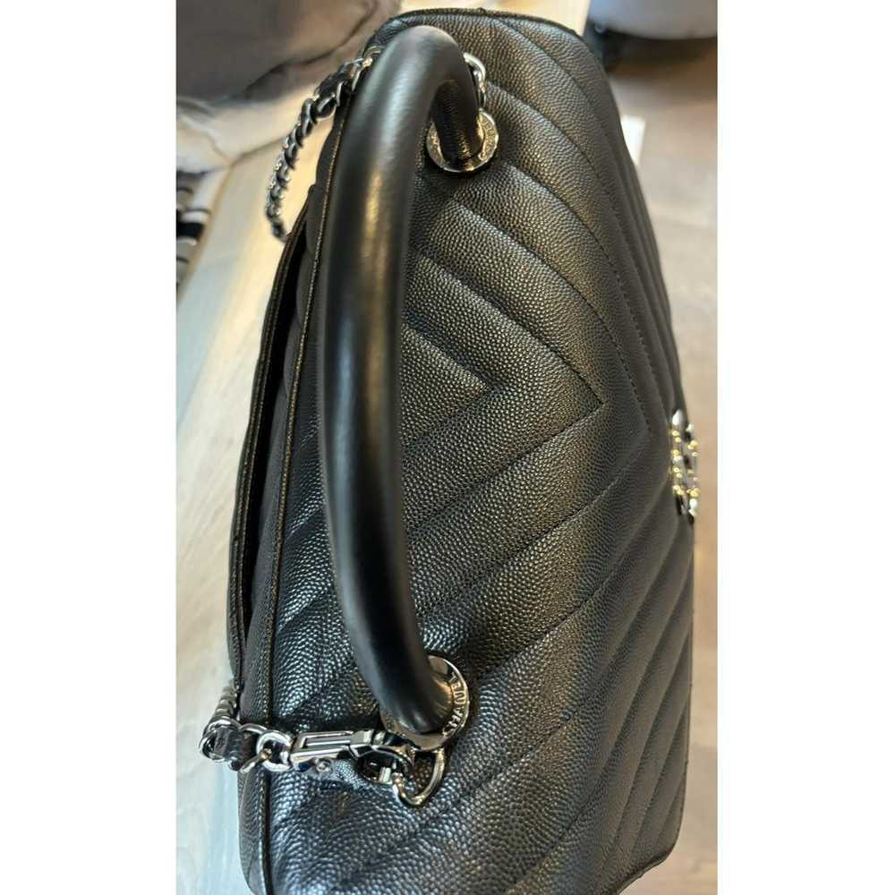 Chanel Coco Handle leather handbag - image 6