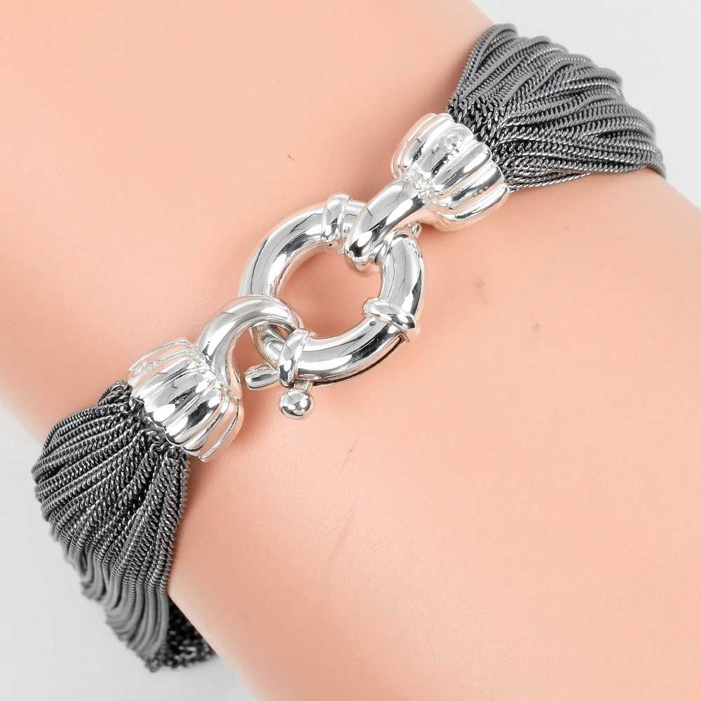 TIFFANY&Co. bracelet Silver925 Silver Multistrand… - image 3