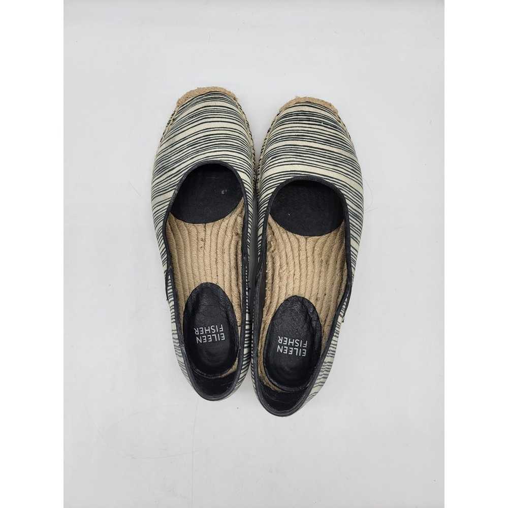 Eileen Fisher Women's Striped Canvas Espadrille F… - image 7