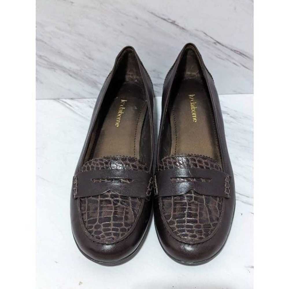 Liz Claiborne Women's Brown Flex Leather Animal P… - image 1