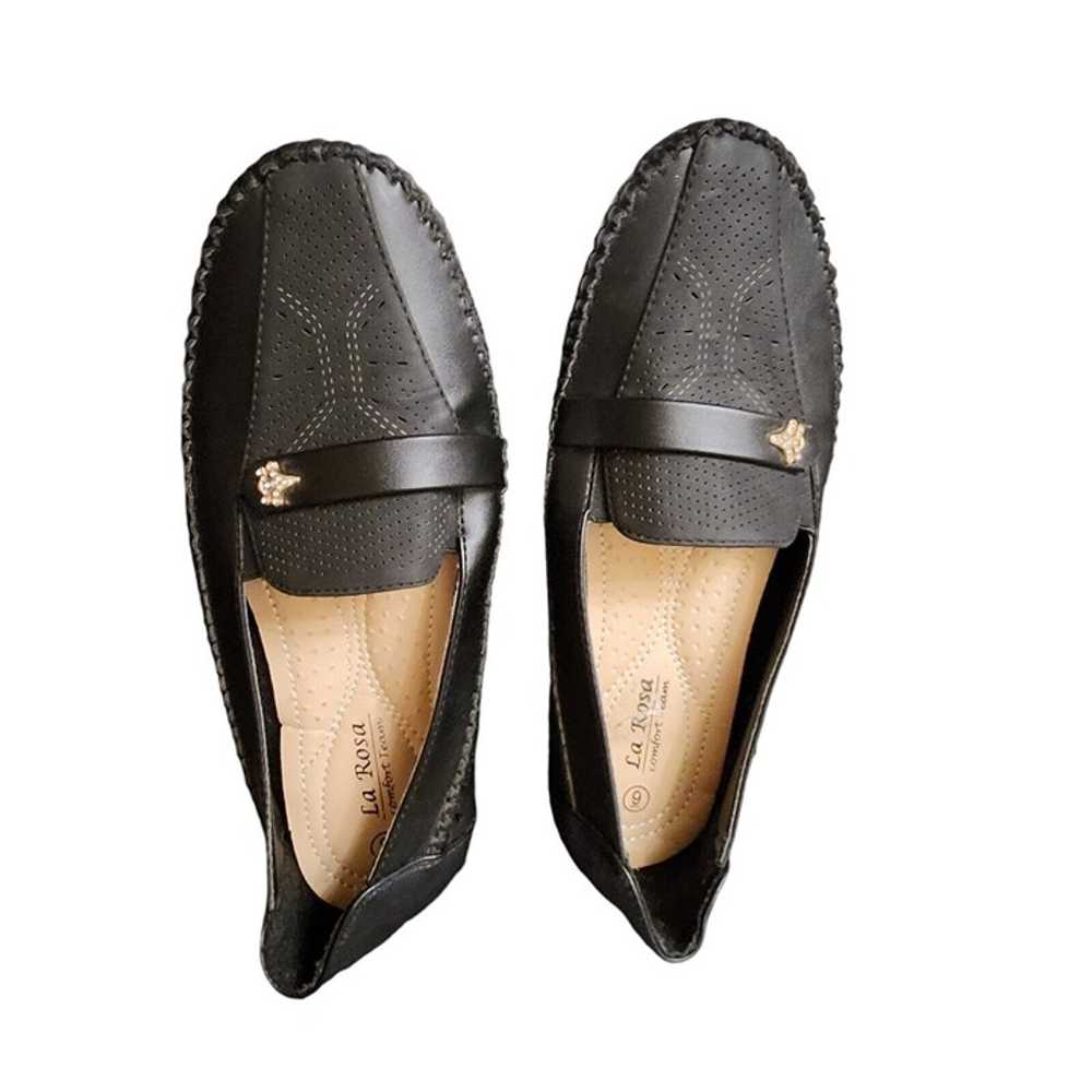 La Rosa Comfort Slip-On Loafers Size 9 Perforated… - image 6