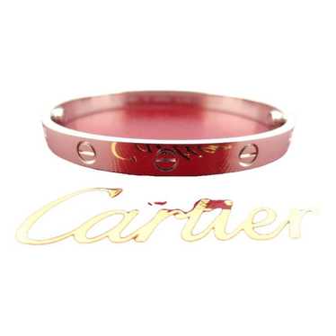 Cartier Love platinum bracelet