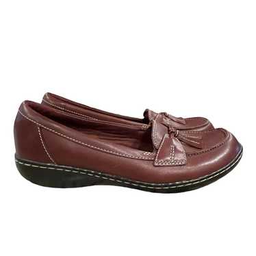 Clarks Womens 8.5M Ashland Bubble Loafers Leather… - image 1