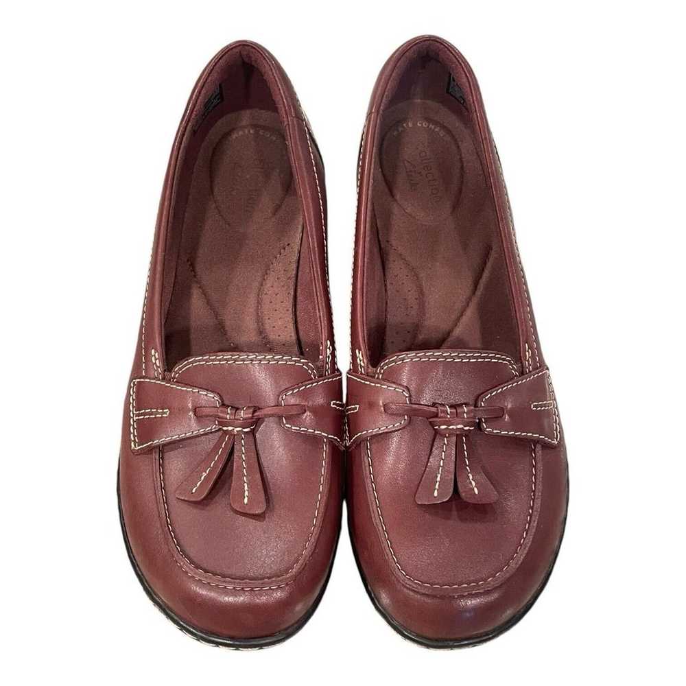 Clarks Womens 8.5M Ashland Bubble Loafers Leather… - image 3