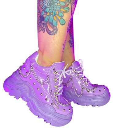 Freedom Rave Wear RW Lavender Space Candy Chain S… - image 1