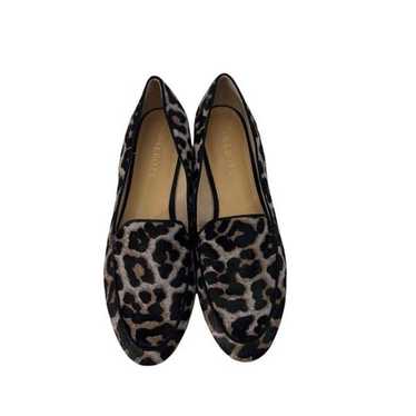 Talbots Ryan Loafer Leather Leopard Print Calf Hai