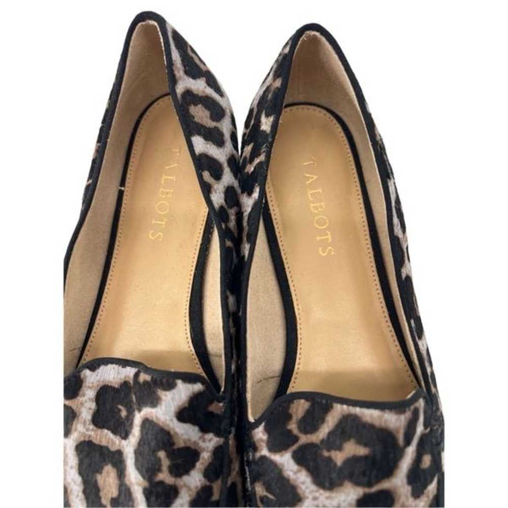 Talbots Ryan Loafer Leather Leopard Print Calf Ha… - image 5