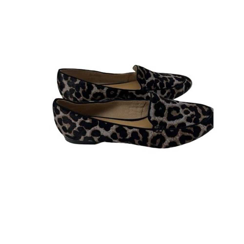 Talbots Ryan Loafer Leather Leopard Print Calf Ha… - image 7