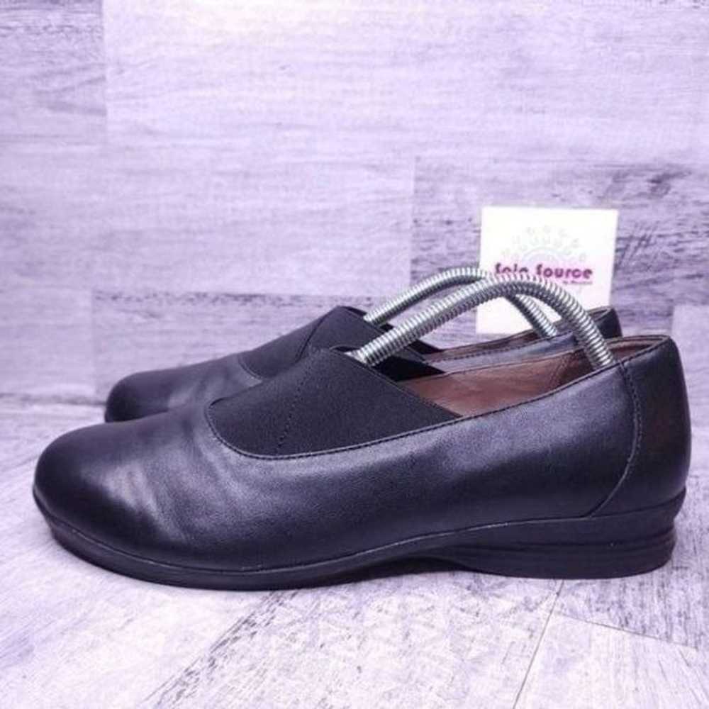 Dansko Ann Elastic Strap Slip on Leather Loafer B… - image 3