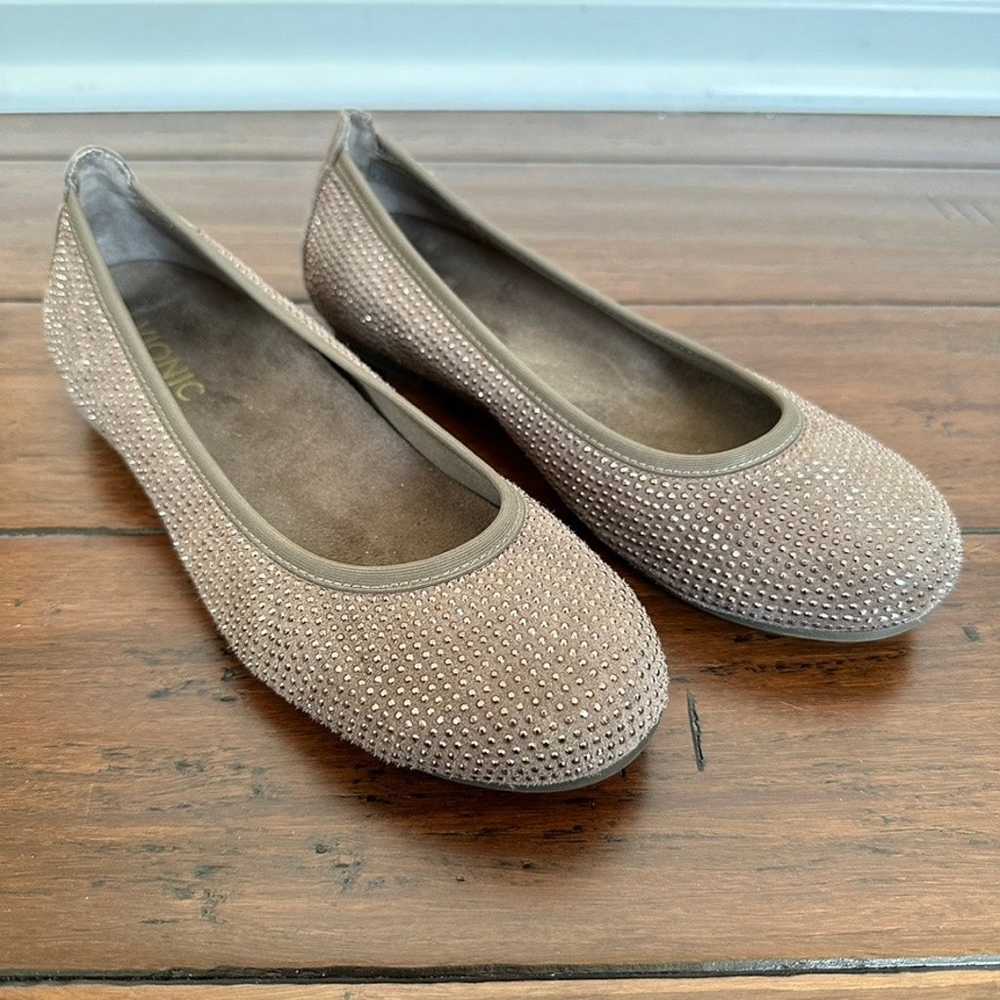 Vionic Spark Willow Studded Ballet Flats Size 6 C… - image 3